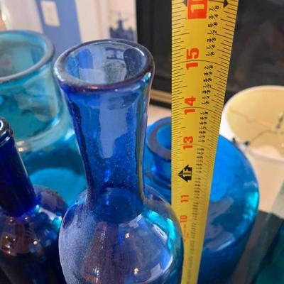 Colored Bottle Decor Lot