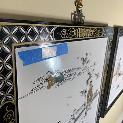 PAIR Oriental Framed Wall Art
