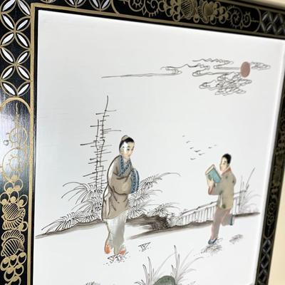 PAIR Oriental Framed Wall Art