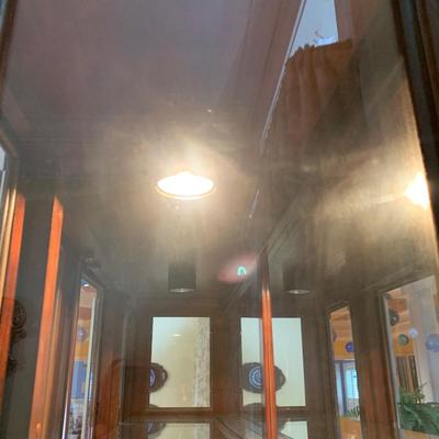 Clean Asian Style China Cabinet Lighted