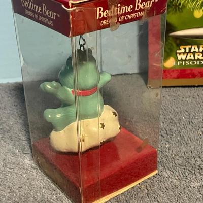 LOT 83 MOSTLY HALLMARK ORNAMENTS 1 CARE BEAR