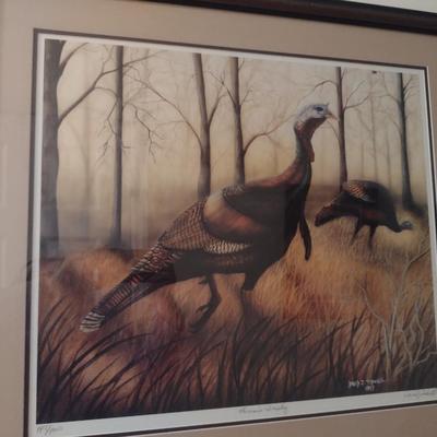 'Norman's Trophy' by David J. Tidwell- Signed and Numbered- Approx 29" x 26 1/4"
