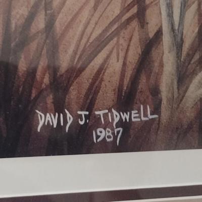 'Norman's Trophy' by David J. Tidwell- Signed and Numbered- Approx 29" x 26 1/4"