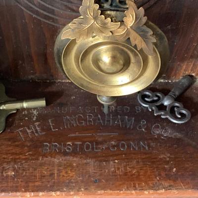 Antique Ingraham Mantle Clock