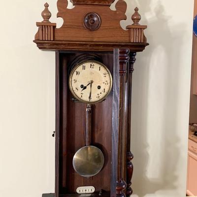 Junghans Antique German Wall Clock