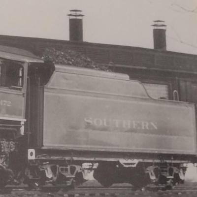 Framed Photograph of Southern Railway Train- Approx 18" x 15 3/4"