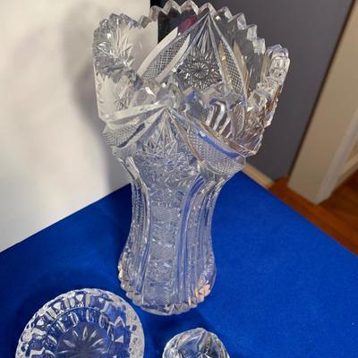 Huge Lot - Clear Glass Serving / Decor Pieces