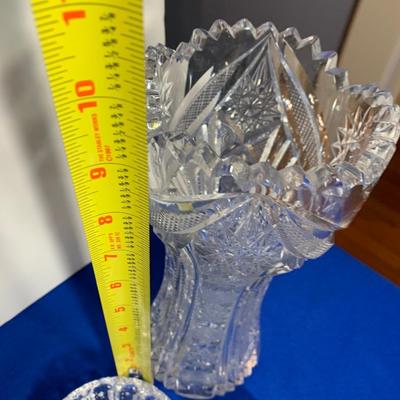 Huge Lot - Clear Glass Serving / Decor Pieces