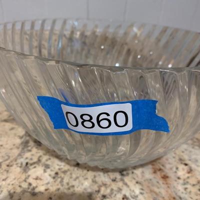 9” Towle Crystal Center Piece / Serving Bowl
