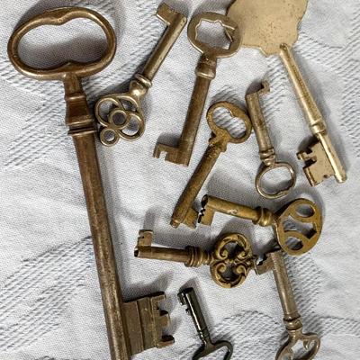Vintage Skeleton Key Lot