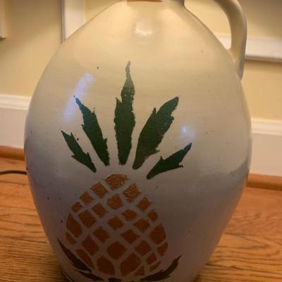 Stoneware Jug Lamp