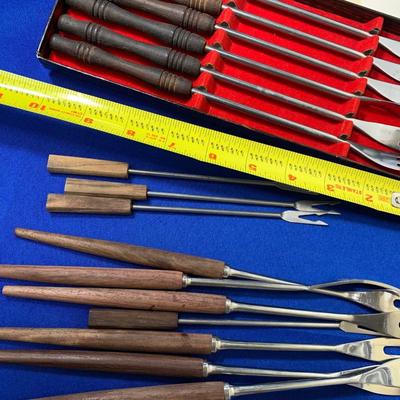 Mid Century Fondue Forks