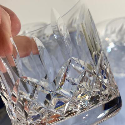 THREE Waterford Cocktail Tumblers
