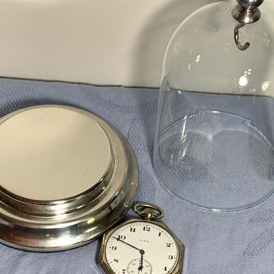 Elgin Pocket Watch Winds Clean - Keeps Time
