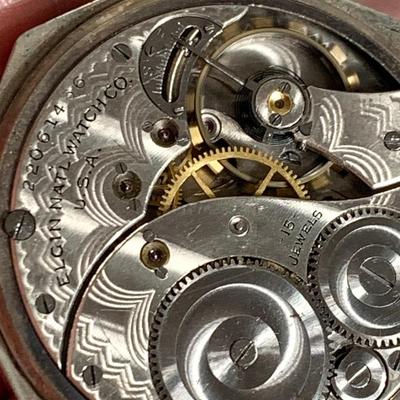 Elgin Pocket Watch Winds Clean - Keeps Time