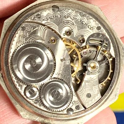 Elgin Pocket Watch Winds Clean - Keeps Time