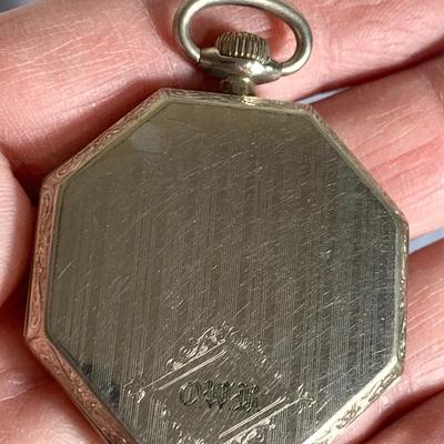 Elgin Pocket Watch Winds Clean - Keeps Time