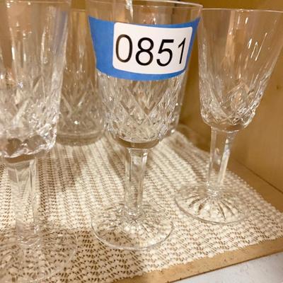 SIX Waterford Crystal Cordials