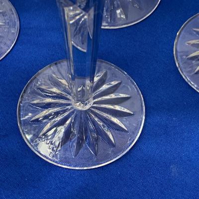 TWELVE Waterford Crystal 7” Wine Glasses