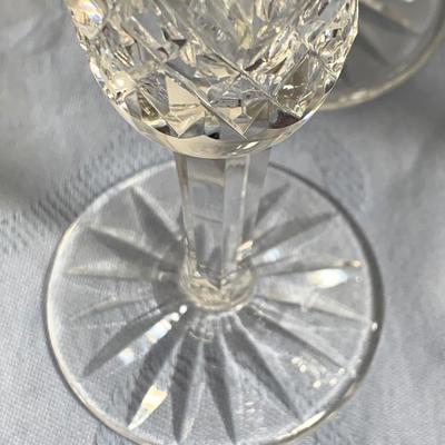 FOUR Waterford Crystal 7” Champagne Flutes