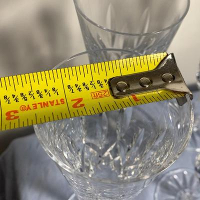FOUR Waterford Crystal 7” Champagne Flutes