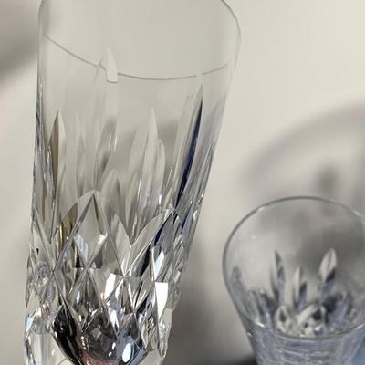 FOUR Waterford Crystal 7” Champagne Flutes