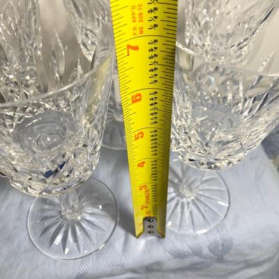 FIVE Waterford Crystal 7” Water Glasses