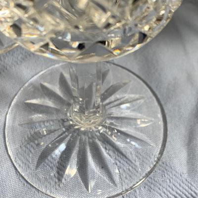 FIVE Waterford Crystal 7” Water Glasses