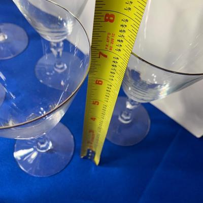 EIGHT Fostoria Wine Glasses / Water Goblets