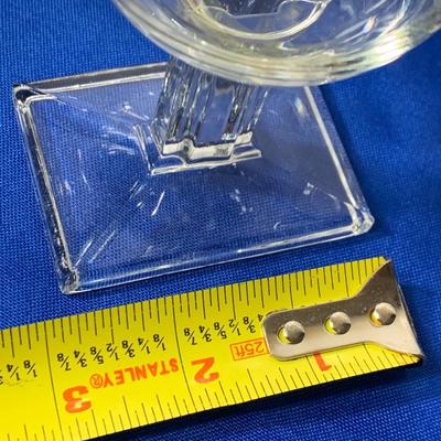 EIGHT Rectangular Base Water Goblets