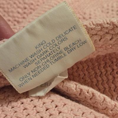 King Size Pink Blanket