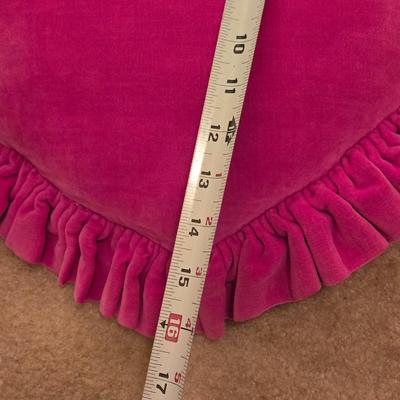 Velvet Heart Pillows and Quilted Heart Pillow