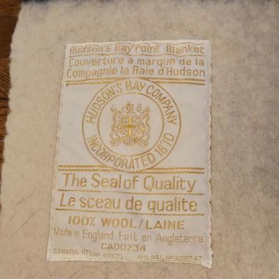 Vintage Hudson Bay 4 Point Blanket