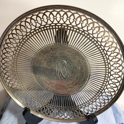 Sterling Serving Plate - Monogramed