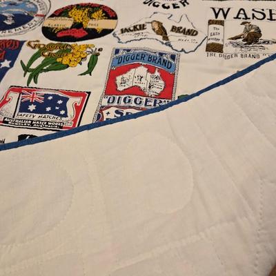Quilted Australian Lap Blanket