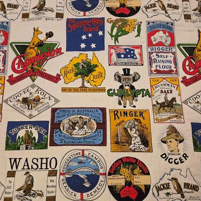 Quilted Australian Lap Blanket