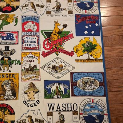 Quilted Australian Lap Blanket