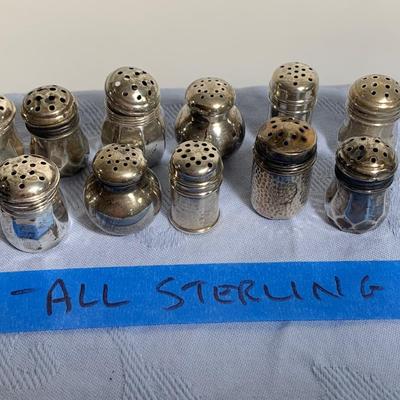 Sterling Salt & Peppers Lot