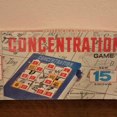Concentration Board Game