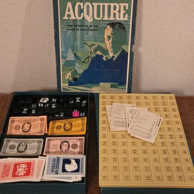 Vintage Acquire Board Game