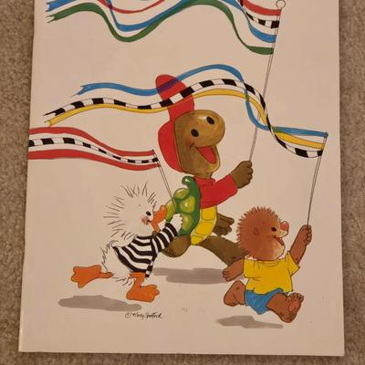 Vintage Coloing Books and Crayons