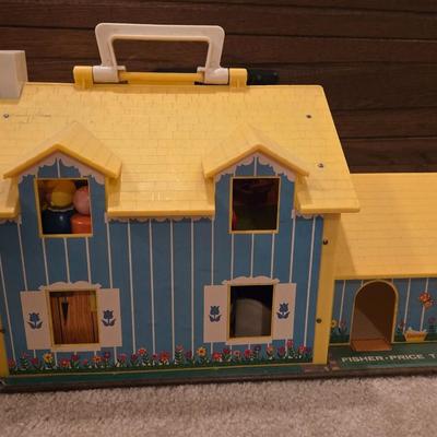 Vintage Little People Play Family House with Accessories