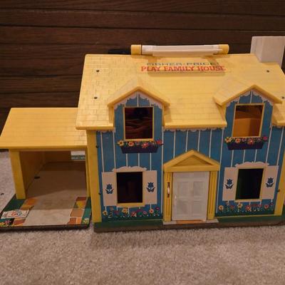 Vintage Little People Play Family House with Accessories