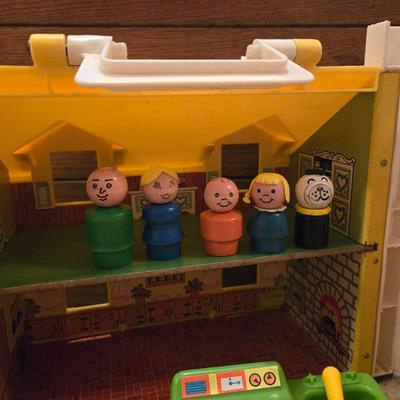 Vintage Little People Play Family House with Accessories