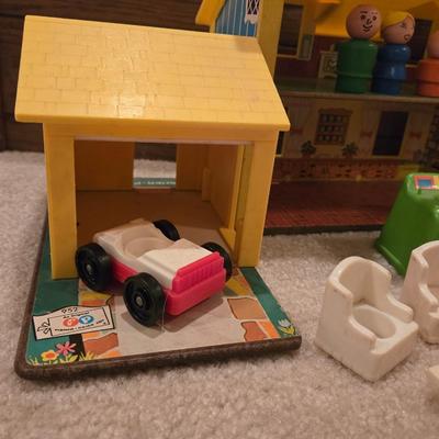 Vintage Little People Play Family House with Accessories