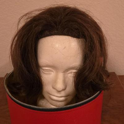 Ladies Wig box with Mannequin Head and Wig