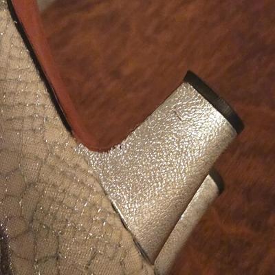 Ladies Vintage Silver Shoes