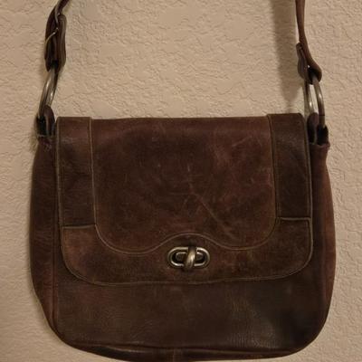 Vintage Brown Leather Purse