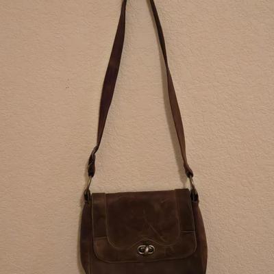 Vintage Brown Leather Purse