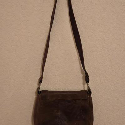 Vintage Brown Leather Purse